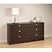Series 9 Designer - 6 Drawer Dresser Espresso