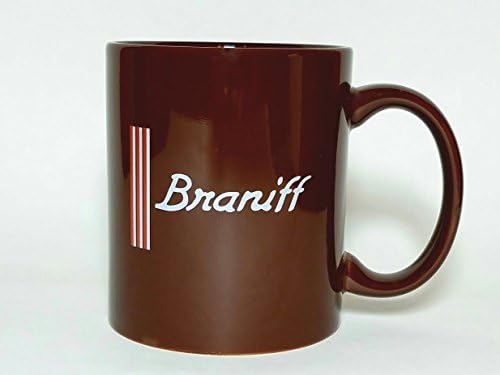 Braniff Airlines Coffee Vintage Logo Coffee Cup Mug Pilot Aviation Aircraft Jet