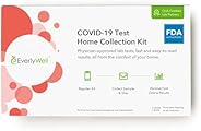 Everlywell COVID-19 Test Home Collection Kit DTC for Asymptomatic and Symptomatic Testing (25 Count)