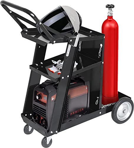3-Tier Welding Cart MIG TIG ARC Plasma Cutter