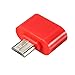 ELEGIANT Micro USB Male to USB 2.0 Female Adapter OTG Converter For Android Tablet Phone Red