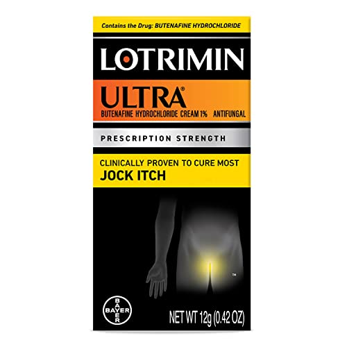 Lotrimin Ultra Antifungal Jock Itch Cream Powerful Butenafine Hydrochloride Treatment for Jock