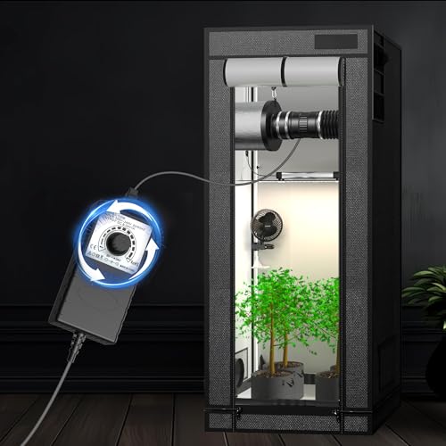 Brogachy Adjustable Duct Fan 125 mm, Pipe Fan 586 m³/h, EC Motor Exhaust Fan for Conservatory, Grow Tents, Basement, Garage, Kitchen, Bathroom