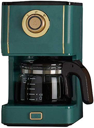 BJLWTQ Filterkaffeemaschine, 650ML Kapazität Kaffeemaschine wählen Kaffeestärke Wiederverwendbare waschbare Filter 600W