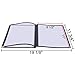 Professional 30 Non-Toxic PVC Cafe Restaurant Menu Covers 8.5x11 Black Book Style Cafe 3 Page 6 View