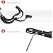 JPOJPO Bike Handlebar Extender Extension Bracket Clamp for Bicycle Speedometer Headlight Light Lamp Holder Aluminum Alloy 10mm Black