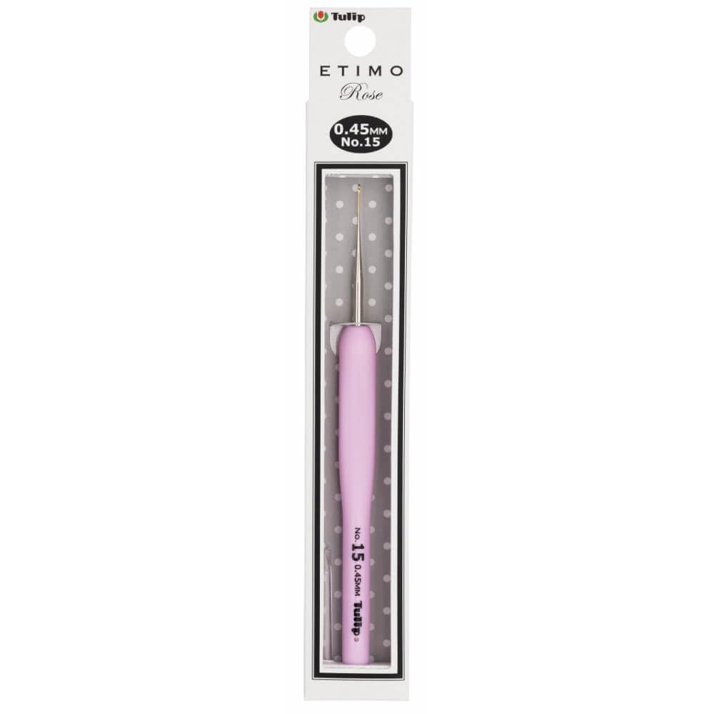 Tulip Crochet Hook, Alloy Steel, Pink, One Size