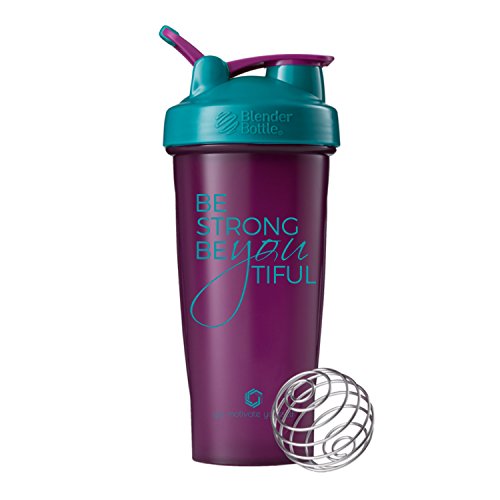 Be strong beyoutiful blender bottle, 28oz classic protein shaker …