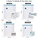 HOMEIDEAS Premium Space Saver Bags, 16 Pack Vacuum Storage Bags (6 Medium, 4 Large, 4 XL, 2 Jumbo) with 2 Free Roll Up Bags no Vacuum Needed and 1 Free Hand Pump