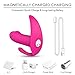 Wearable Vibrator G-Spot and Clitoris Stimulator, Rechargeable Remote Control 9-Speed Masturbation Dildo Toys for Adult, Invisible Vibrating Wand Silicone Vagina Anus Massager for Women Couples (Pink)