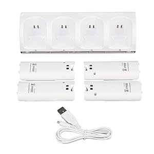 Sminiker Professional 4 in1 Wii Remote Charger Charging ...