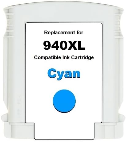 Bulk C4907AN, C4903AN, HP 940XL Cyan HP Remanufactured Inkjet Cartridge, Cyan Ink: RC4907 (9 Inkjet Cartridges)