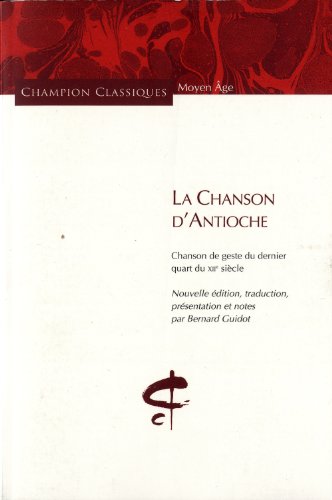 La  chanson d'Antioche