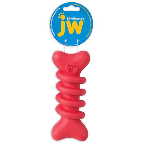 JW Pet Company Sillysounds Spiral Bone, Large