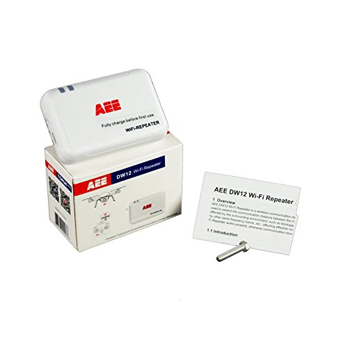 AEE Technology DW12 Replacement Wi-Fi Range Extender/Repeater for Toruk AP10 Video Drone Quadcopter (White)