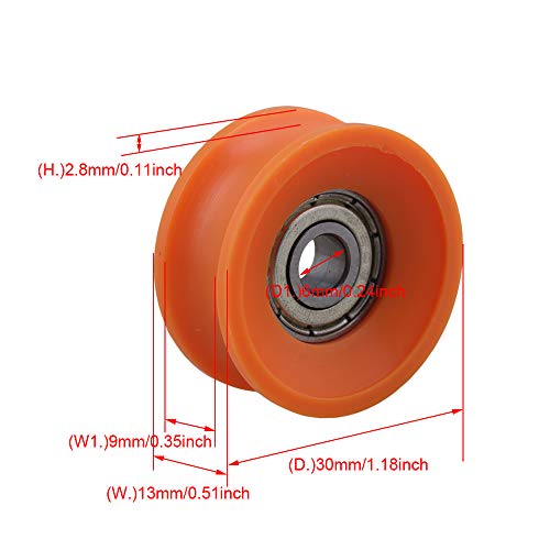 3 CNBTR+4Pieces+6x30x13mm+Plastic+Bearings