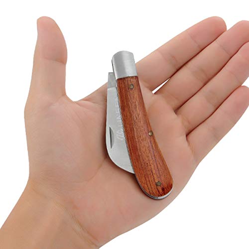Pruning Knife,Grafting Knife, Stainless Steel Garden Budding Knife
