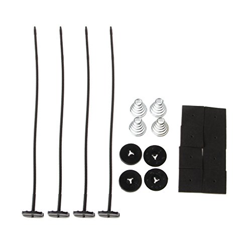 huanban072 1 Set Car Vehicle Electric Radiator Fan Mounting Kit Plastic Ties Straps Universal Radiator Fan Mounting Kit