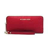 Michael Kors Mercer Zip Around Travel Continental Leather Wallet