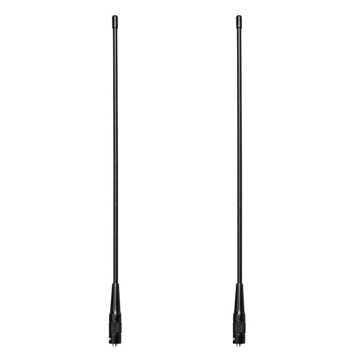 Retevis RHD771 Walkie Talkie Antenna SMA-F, Dual Band, Compatible with Baofeng GT-5R UV-5R UV-5RE BF-888S eSynic UV-5R Retevis RT5R RA79 Quansheng UVK5 Radtel RT-470X (2 Pcs)