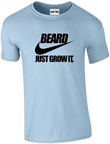 Beard.Just Grow it Nike Style Funny Printed T Shirt for Those who Love Beards