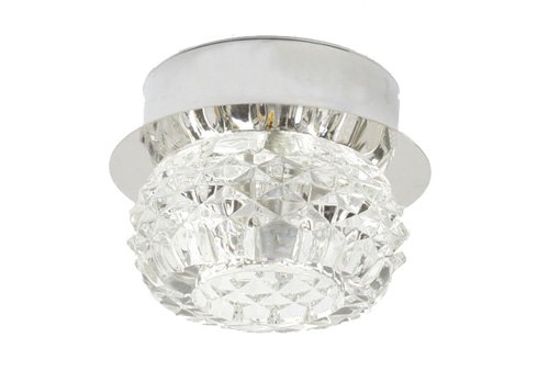 LUMINTURS 5w LED Crystal Ceiling Surface Mounted Light Fixture Modern Decor Lamp Pure White - Thumbnail 4
