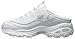 Skechers Sport Women's D'Lites Scene Setter Fashion Sneaker, White, 7 M US