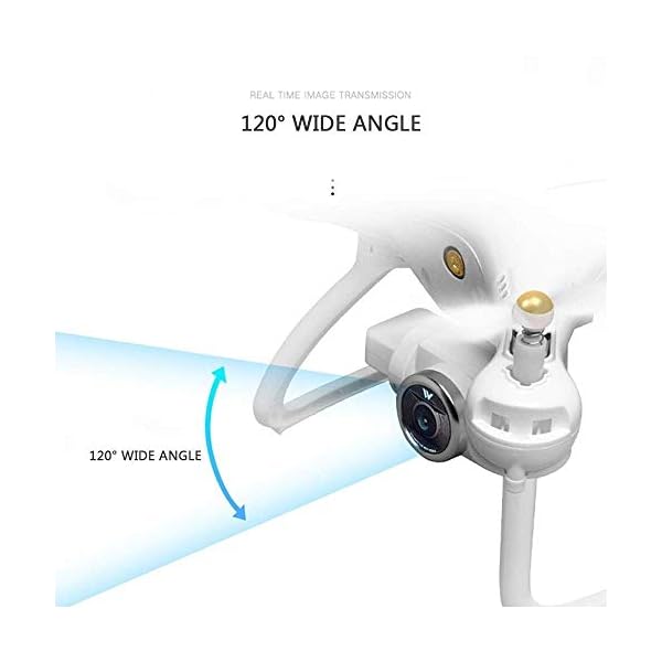 WEHOLY Spielzeug Modell 6 Achsen RC Aircraft 1080P HD-Kamera UAV-Drohne GPS Automatische Nachpositionierung Rückgabe für… – Bild 4