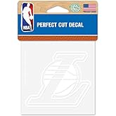 WinCraft NBA Los Angeles Lakers Logo 4" x 4" inch Outdoor White Decal