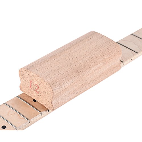 image for ammoon 12 Arc Radius Wood Fingerboard Fretboard Fret Leveling Sanding 