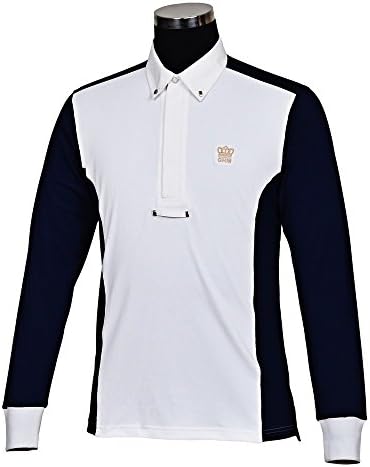 GHM Mens Champion Long Sleeve Show Shirt S Navy