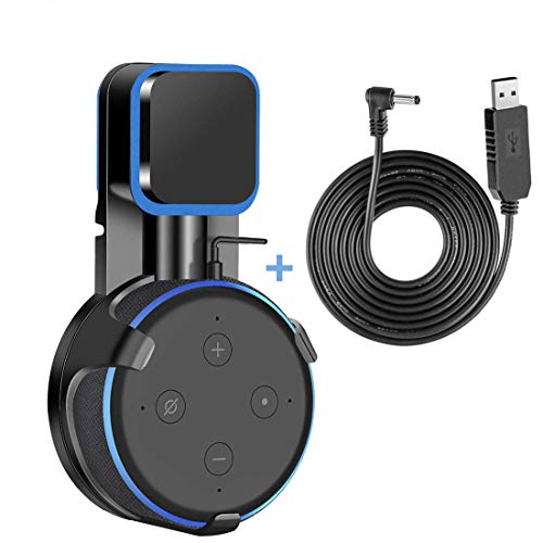 Homder Outlet Wall Mount Holder, Stand for Echo Dot 3rd Gen,Clever Dot Accessories with Cord Management for Your Smart Home Speaker，A Space-Saving Solution in Kitchen/Bathroom/Bedroom - Thumbnail 7
