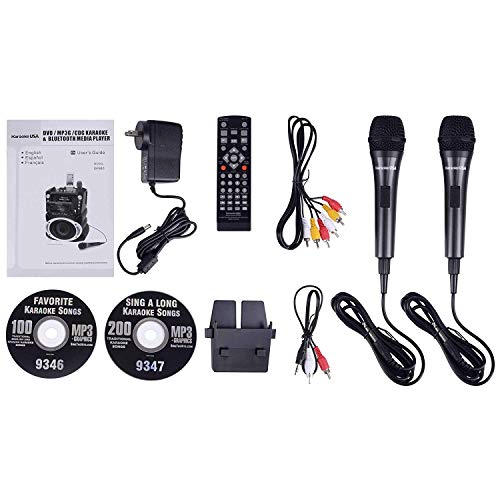 Bluetooth Karaoke System, 7" Color Touch Screen, LED Lights and Record Function - Thumbnail 2