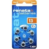 Renata ZA13 Batteries 6 Pieces