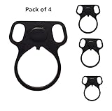 GOTD Ambidextrous Dual Round Loop Mount Slot Strap Latch Adapter for Model 4/15 223 5.56 (Pack of 4)