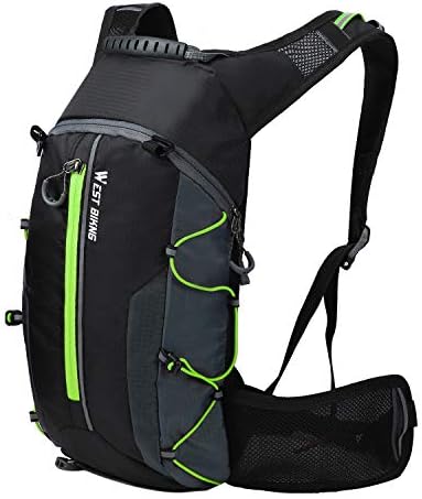Cycling Backpack, Waterproof Lightweight Mini Bicycle Bag Tactical Hydration Pack Outdoor Sports Bag for Camping Hiking Running Travelling Mountaineering (4 Colors)