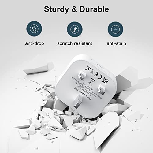 iPhone USB C Fast Charger Plug and Cable [MFi Certified] 2Pack 20W USB C Charger Plug Power Adapter with 6FT Cable for iPhone 14/13/12/11 Pro/Pro Max/XS Max/XS/XR/X/SE/8