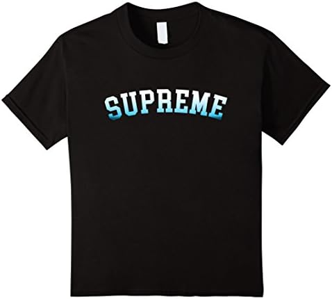 unisex-child Supreme T-Shirt 12 Black