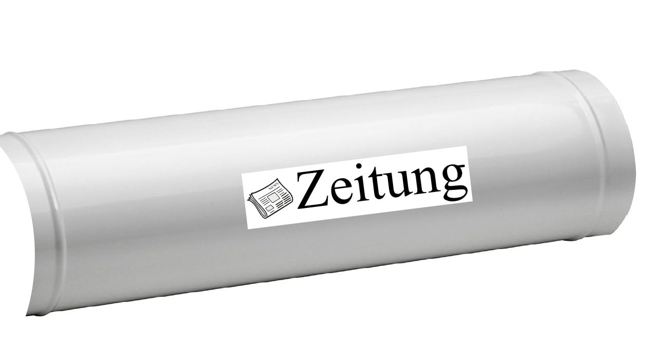 Newspaper Lettering Sticker Labelling Sticker for Newspaper Rolls (RPM3) No. 7, 15 cm