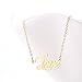 HUAN XUN Gold Color Plated Word Necklace I Love You to The Moon and Back Jewelry, Love