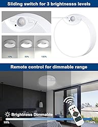 Nouscan Battery Operated Motion Sensor Ceiling