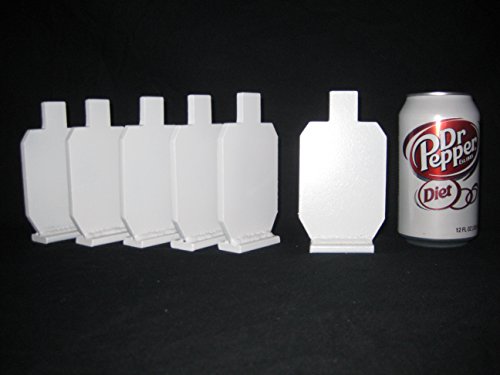 6in. IDPA Knock-over Shooting Targets - 3/8in Steel Targets - 6pc. Metal Targets