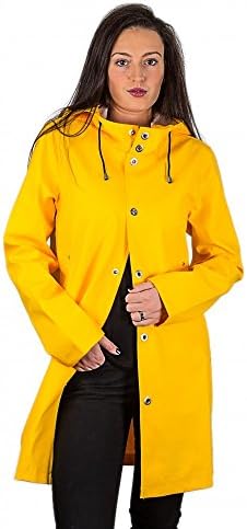 Reykjavik Raincoats - Stylish Fisherman Raincoat Unisex - Size S - Color Yellow