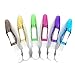 Mokale 6 Pcs Transparent Salon Croc Clips Hair Styling Clips-Sectioning Plastic Alligator Hair Clip DIY Accessories Hairpins-hairgrip for Women and Girls