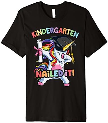 Dabbing Unicorn Graduation T shirt Kindergarten Girls Kids