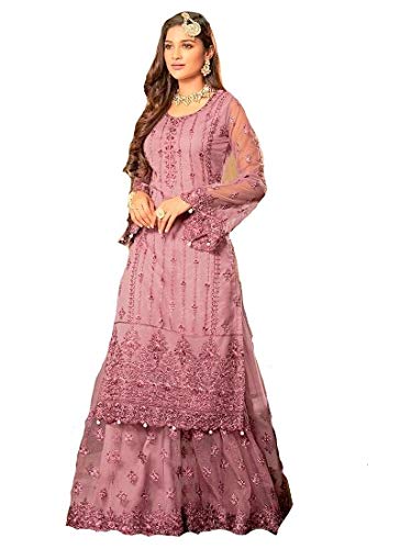 Mohini Heavy Faux Georgette Suit (Light Purple)