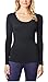 32 Degrees Heat Ladies' Base Layer Medium Weight Tee (Black, Medium)