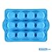 Crystal Bake SteelRim Silicone Muffin & Cupcake Baking Pan - 12 Cup - Blue