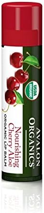 Avalon Organics Lip Balm, Nourishing Cherry Aloe, 0.15 Ounce (Pack of 24)