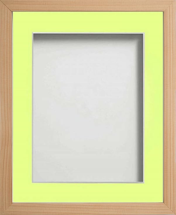 Frame Company Webber Beech with Lemon Bon Bon Mount, 10x8 for 8x6 inch — image 1